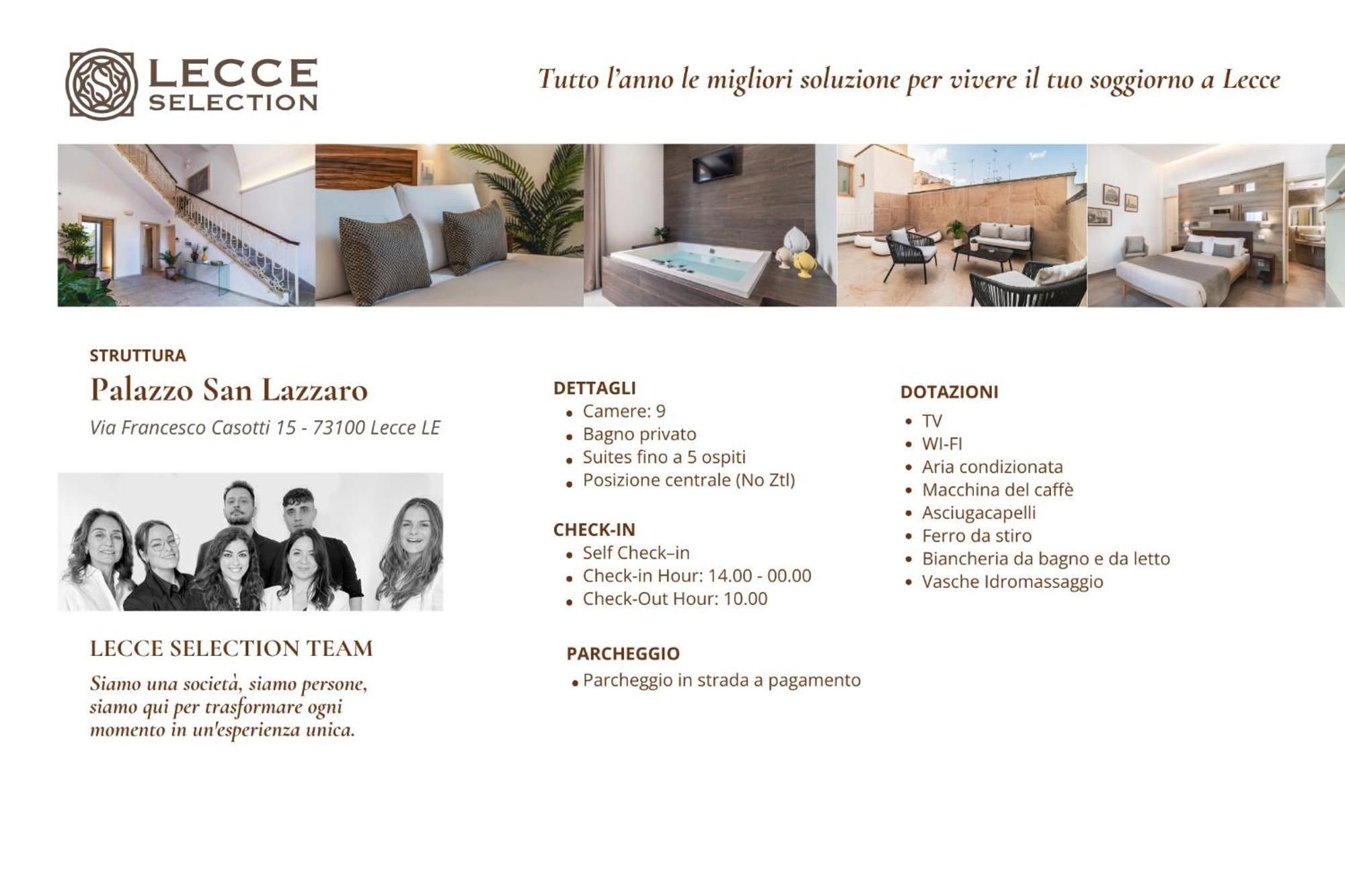 Palazzo San Lazzaro - Lecce Selection Jacuzzi Rooms & Suites Eksteriør bilde